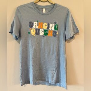 Dancing Queens Light Blue Graphic Tee | M